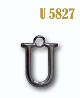 Буква плоская металлическая U 5827