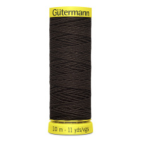 Эластичная нить Gutermann Elastic 10м цвет 4002, коричневый