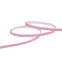 Лента бархатная 152 розовый 4 мм (1/8")