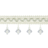 Бахрома для штор из стекляруса, бус и жемчуга Бахрома для штор из стекляруса, бус и жемчуга