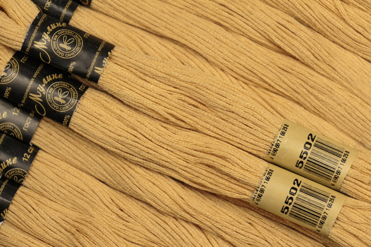 Нить для вышивания МУЛИНЕ, 10 м, 2,23 г, цвет 5502