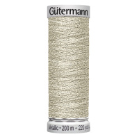 Нитки Gutermann Metallic 7001 №135 200м