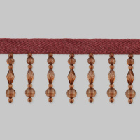 Бахрома для штор из стекляруса, бус и жемчуга Бахрома для штор из стекляруса, бус и жемчуга