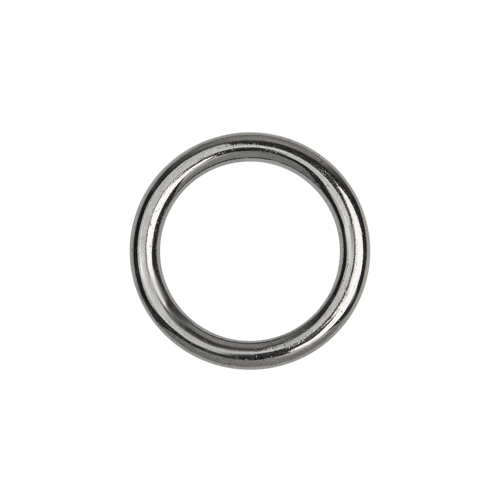 Кольцо пластиковое круглое 3927 25/34 мм темный никель