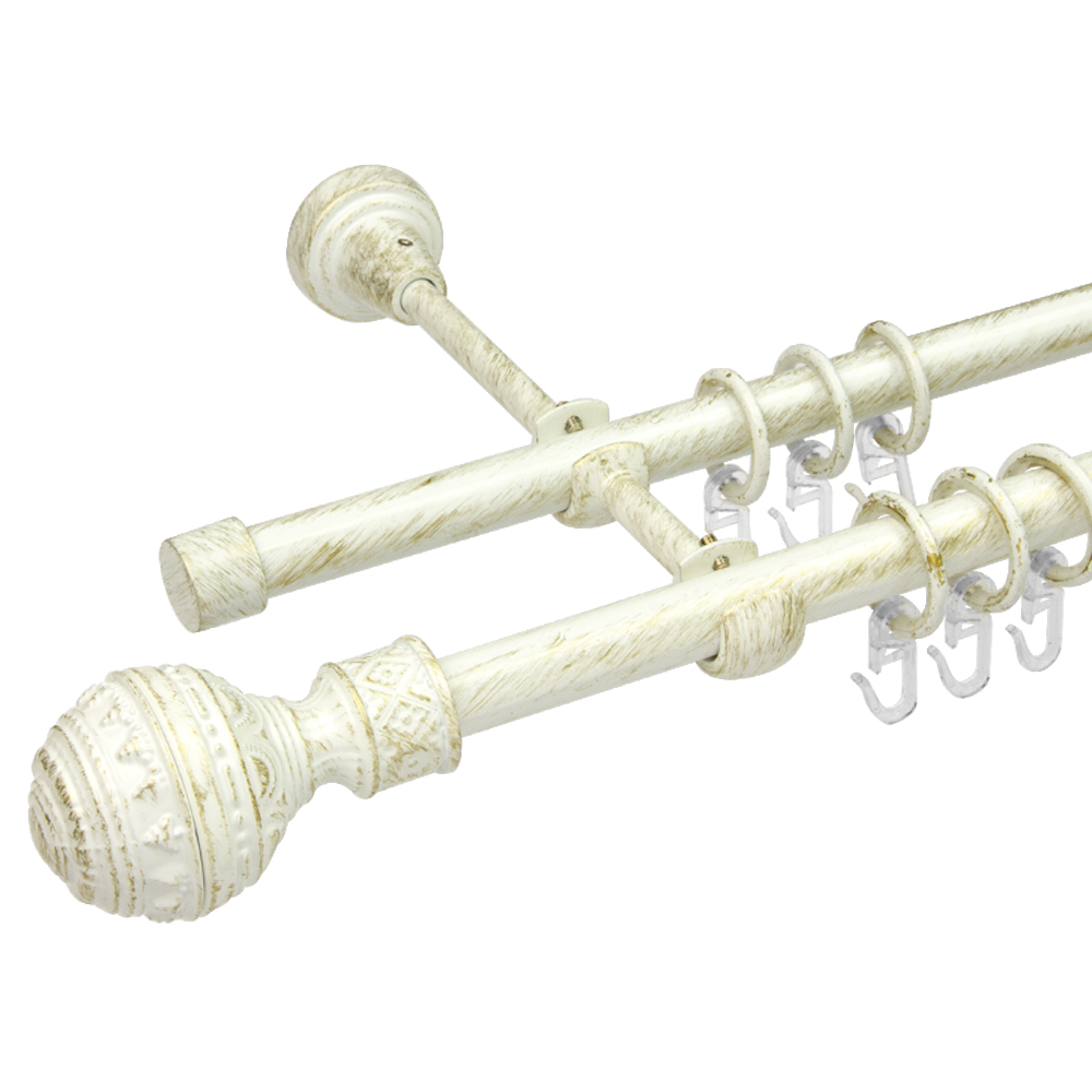 Металлический настенный карниз для штор