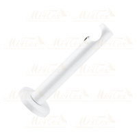 Кронштейн для карниза MirTex 19 мм Прямой одинарный открытый белый L125мм (8330)