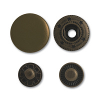 Кнопки "Альфа" нержавеющие A831 бронза 15 мм