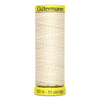 Льняные нитки Gutermann Linen №30 50м цвет 4011, экрю