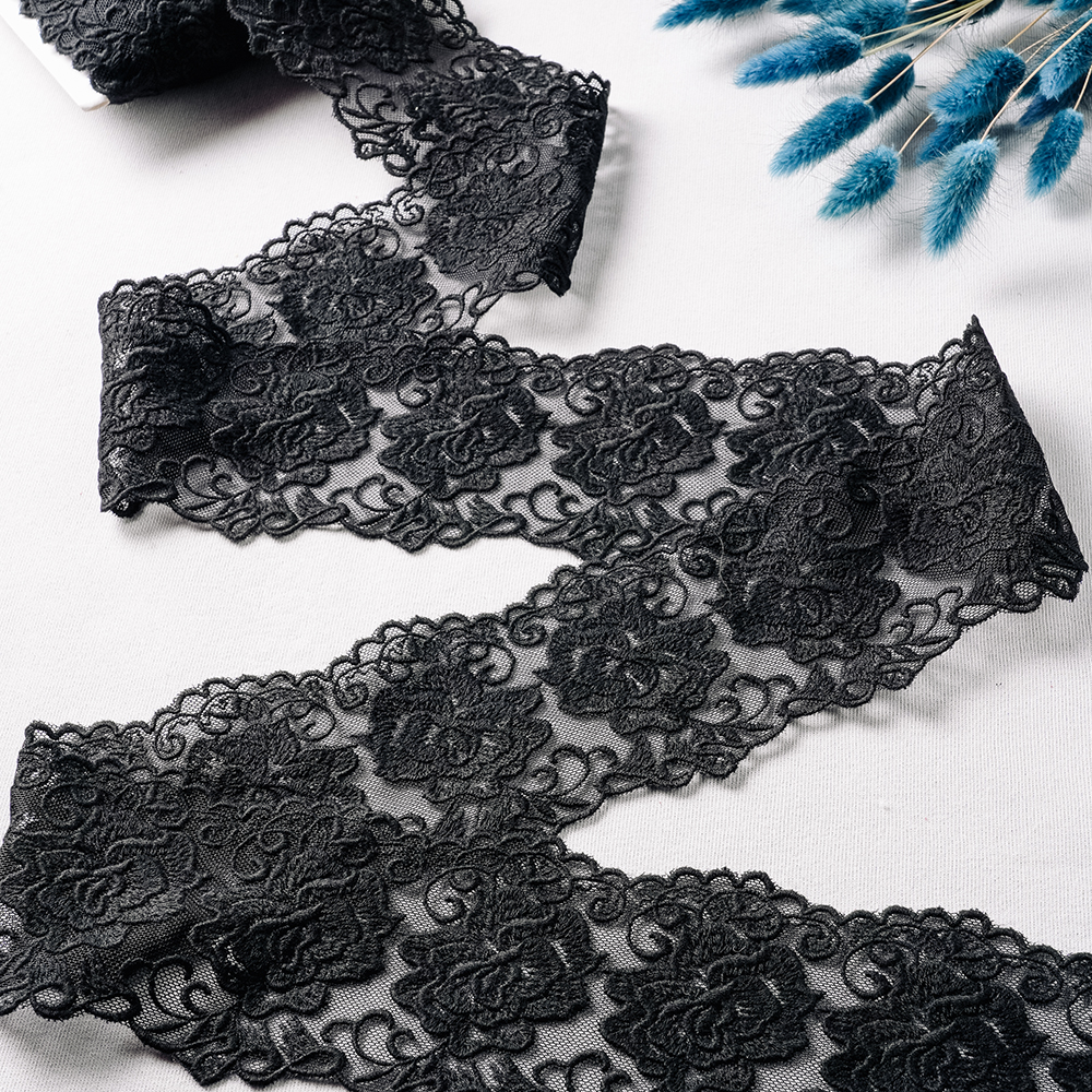 Тесьма 37205-D103 черный шир.80мм