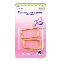 Рамка для сумок Hemline, 30 мм 4503.30.GD (5 блистер х 2 шт)