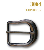 Пряжка (с язычком) 3064 темный никель внутр. размер 40 мм