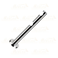 Кронштейн MirTex 19/19 мм Прямой двойной открытый Хром (8378)