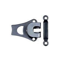 Крючок для брюк и юбок Massag из 2-х частей (20 мм) 40259 (серый)