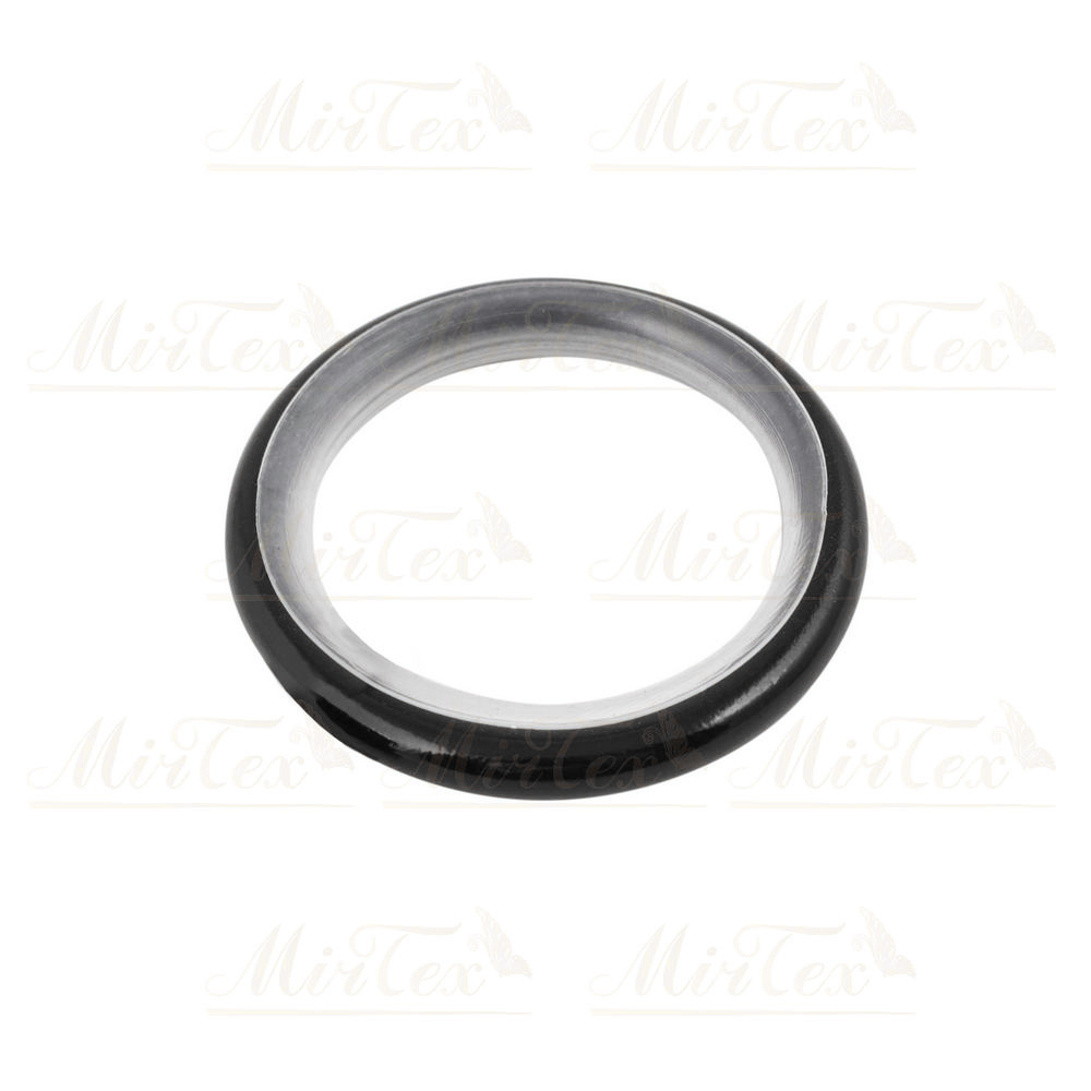 Кольцо MirTex (Черный) D37/32 мм Тихое металл для карнизов диам. 19 мм (5652)