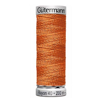 Нитки вышивальные из вискозы Gutermann Rayon №40 200м Цвет 1021