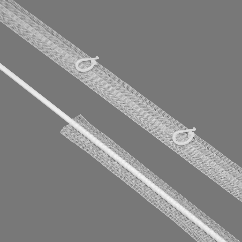 Шторная лента для римских штор 3949MP/Soft Oz-is Premium прозрачная 2 см