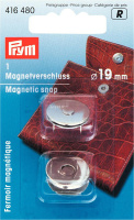 Магнитная застежка для сумок Prym 416480 19 мм серебристая