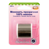 Мононить прозрачная Hemline, 200 м 241 (5 шт)