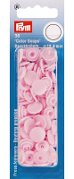Кнопки 393118 Prym "Color Snaps" круглые розовые