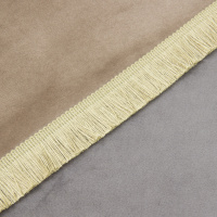 Бахрома-ресничка A12239-12 бежевый (L 2,5 см)