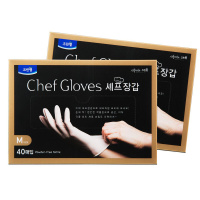 Перчатки нитриловые гипоаллергенные Chef Gloves Clean Wrap (40 шт)