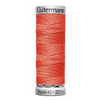 Нитки вышивальные из вискозы Gutermann Rayon №40 200м Цвет 1020