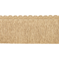 Бахрома - кисея SC-4 Mirtex бежевый "Royyana" (15 см, усадка +,- 5%)