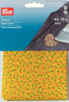 Ткань термоклеевая (хлопок) для заплаток 929437 Prym 40х10 см цветы желтый/цветной
