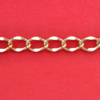 Цепь из алюминия KY2.0 (11x15,8) русское золото