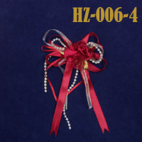 Объемное украшение HZ-006-4 красное (уп. 20 шт.)