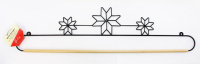 Хангер фигурный для лоскутного панно или вышивки Hemline, ширина 60,96 см ERQH31.24BLK (1 шт)