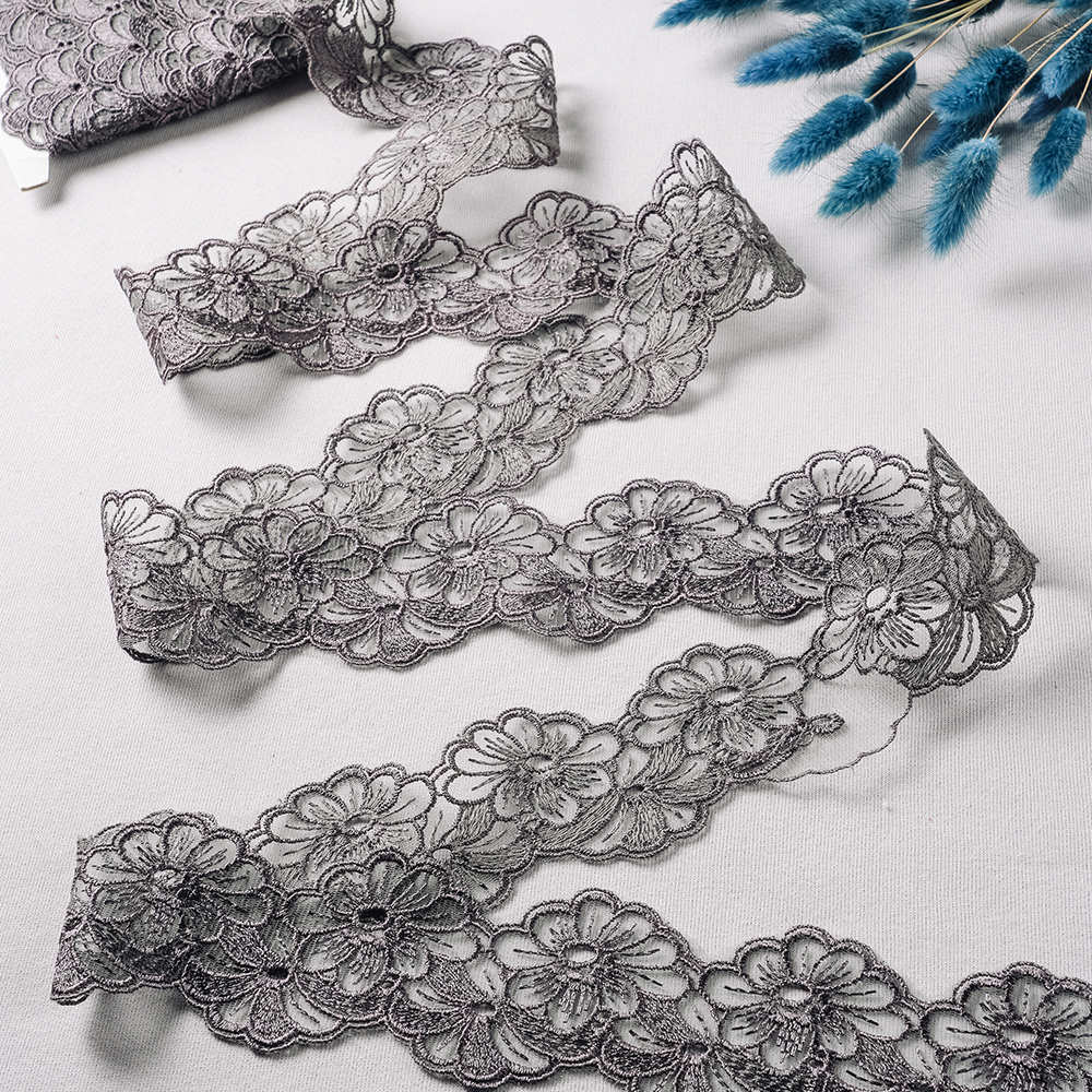 Тесьма 31160-D103 GCC538 серый  шир.55мм