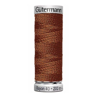 Нитки вышивальные из вискозы Gutermann Rayon №40 200м Цвет 1057