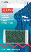 Швейная нить эластичная 970028 Prym 0,5 мм, зелёный мох, 20 м