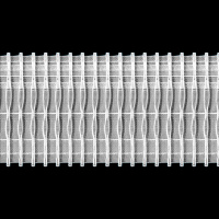 шторная лента фиксированная карандашная сборка