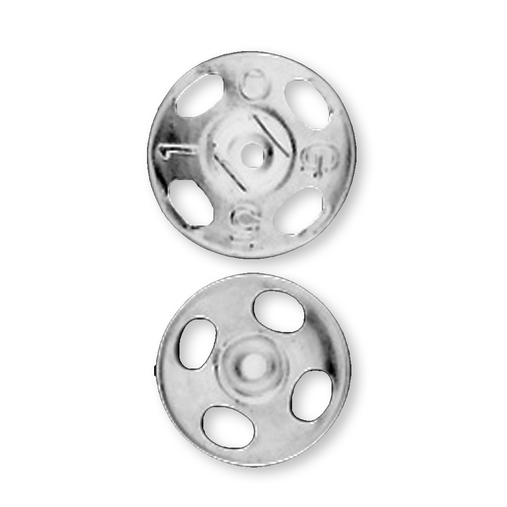 Кнопки пришивные металлические 115G-7 мм никель