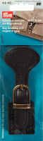 Застёжка кожаная коричневая с магнитной кнопкой 416485 Prym цвета состаренной латуни