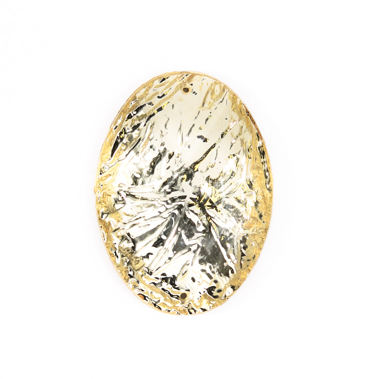 Пришивные пластиковые овальные стразы