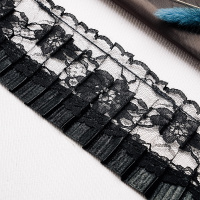 Тесьма-оборка 234-1HT черный