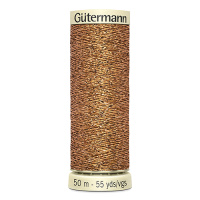 Нитки Gutermann Metallic Effect №90 50м цвет 36, бронзовый