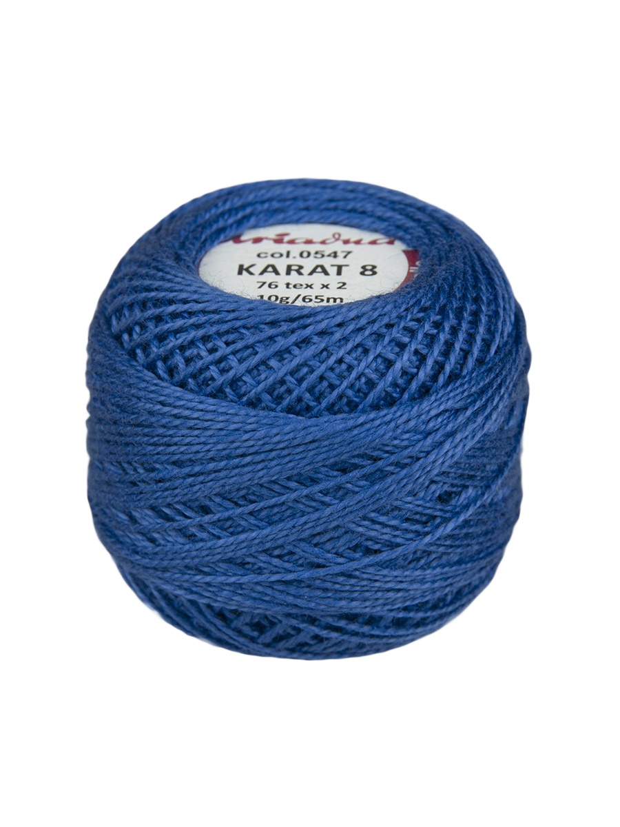 Нитки для вязания Karat 8 10 г/65 м, 76 текс х 2, цвет 0547