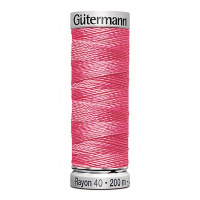 Нитки вышивальные из вискозы Gutermann Rayon №40 200м Цвет 1256