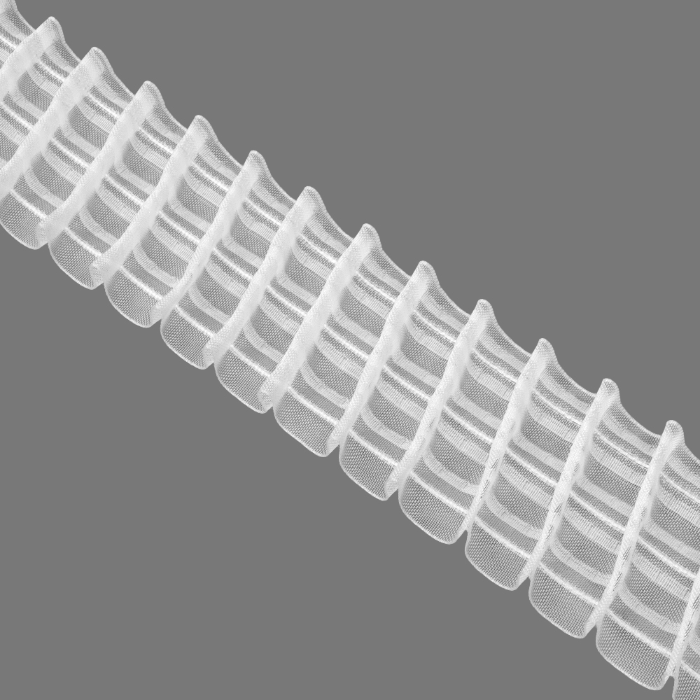 Шторная лента левая диагональ для мансардных окон 4435MP (1:2) Oz-is Premium прозрачная 8,2 см