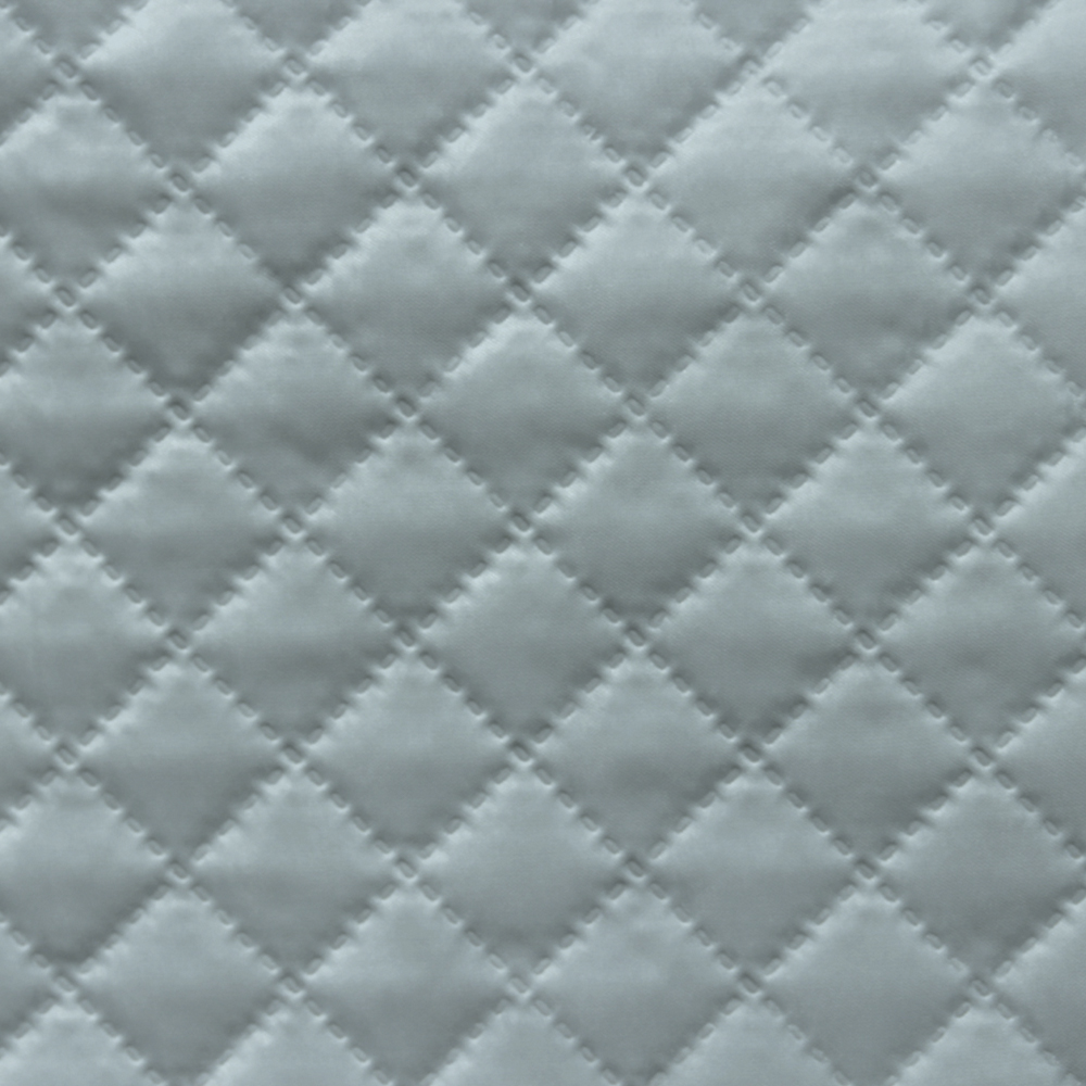Термостежка "ромб малый 2х2см" 1302 светло-серый (синтепон 100г, 100% ПЭ подкладка 190Т) 150 см
