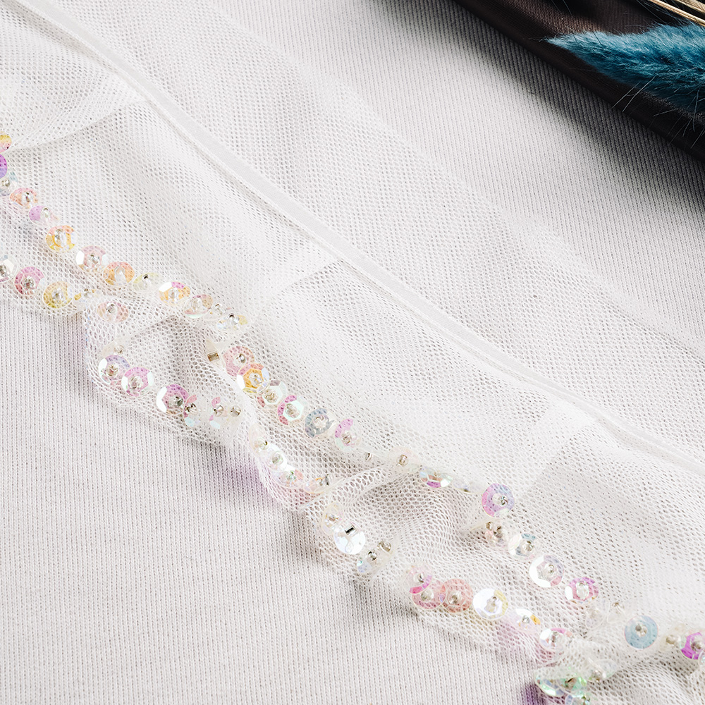 Тесьма-оборка 9801HW белый