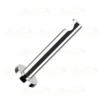 Кронштейн MirTex 19 мм Прямой одинарный открытый Хром (8347)