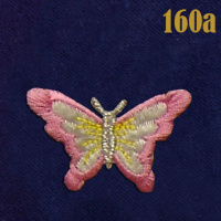 Аппликация клеевая Бабочка 160a розовая
