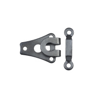 Крючок для брюк Massag из 2-х частей (15 мм) 40222 (серый)