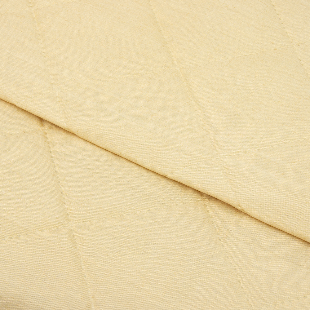 Термостежка из поликоттон "РОМБ 9х9" MirTex 601-Beige 2 бежевый (синтепон 100 г, ткань 115г) 220 см