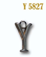 Буква плоская металлическая Y 5827